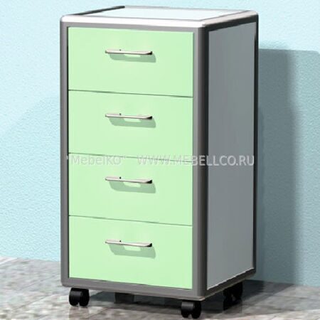 Тумба передвижная с 4 ящиками AR-P02M